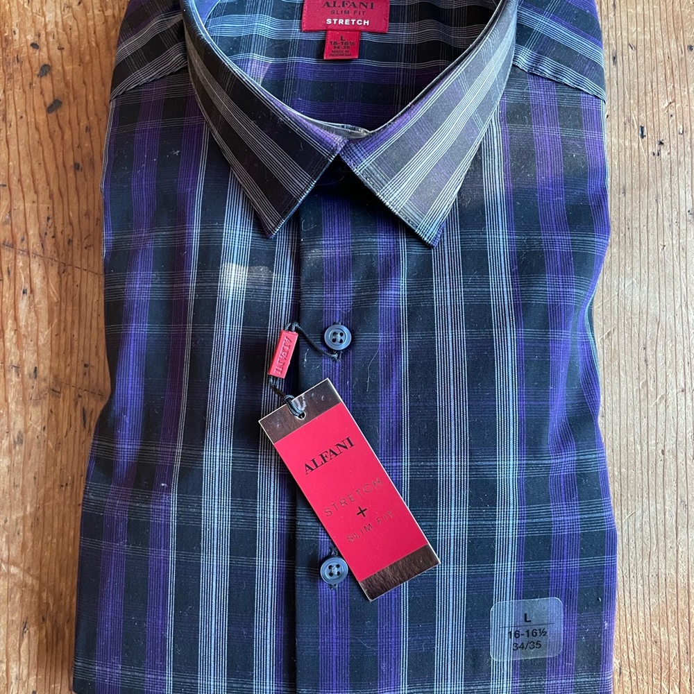 *NEW* Alfani Slim Fit Dress Shirt